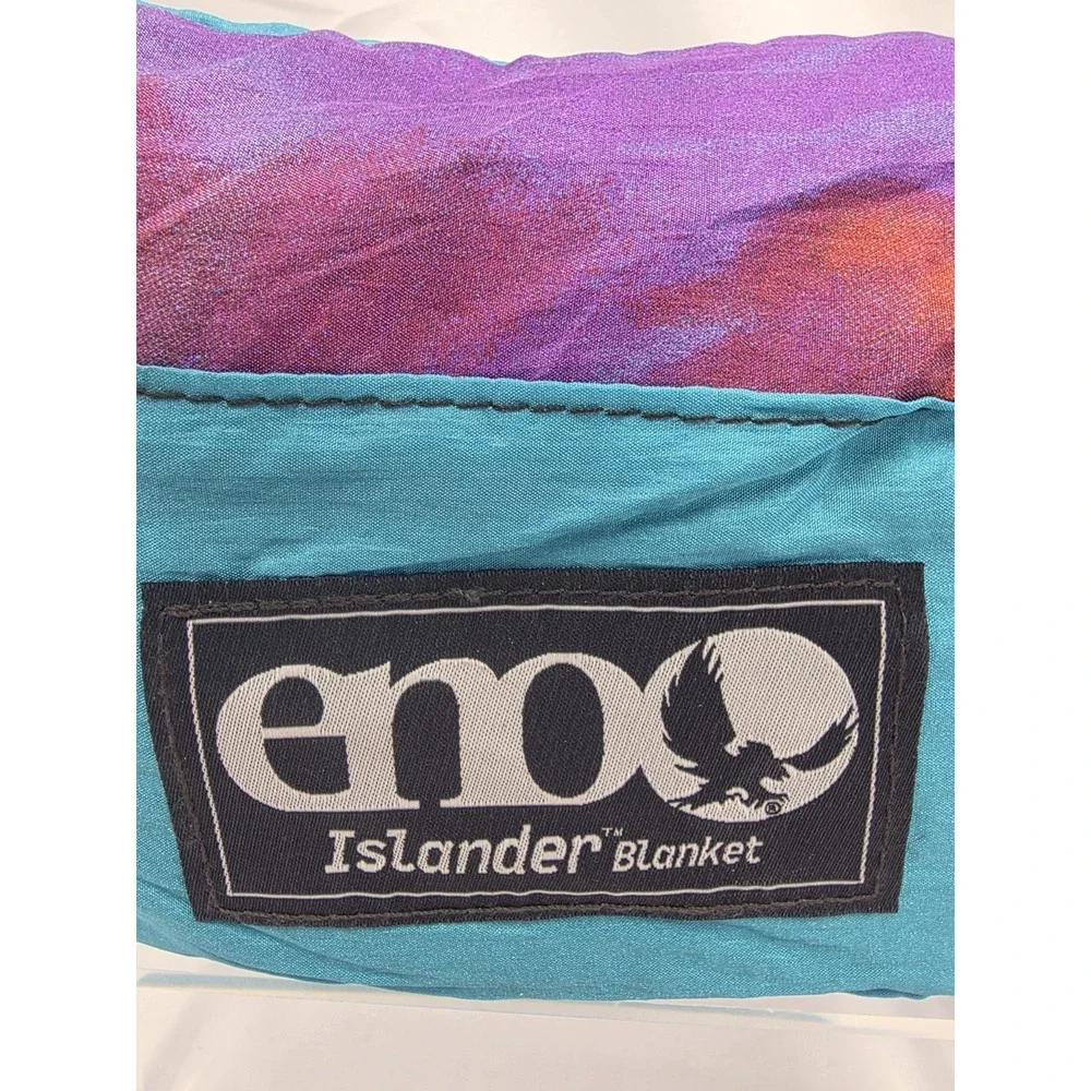 ENO Eagles Nest Islander Nylon Blanket w 4 Stakes Tie Dye Camping Festival Beach